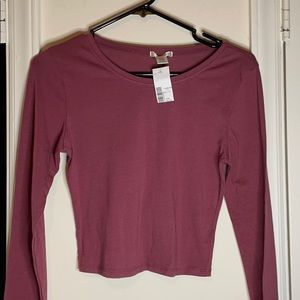 Mauve Crop Top L